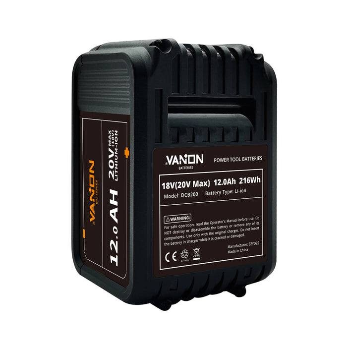 For Dewalt 18V XR Battery 12Ah Replacement | DCB184 DCB205 Lithium Battery