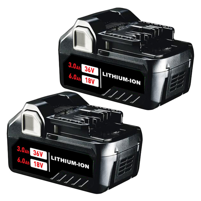 X2 18V/36V 6.0Ah Lithium-ion Replacement Battery for Metabo HPT(Hitachi)MultiVolt Battery / 371751M 372121M BSL36A18 BSL36B18