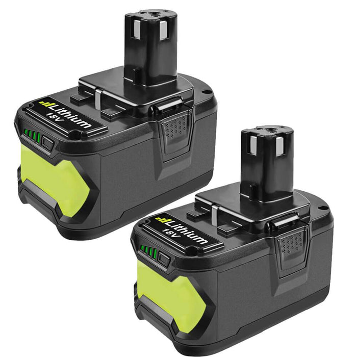 For Ryobi 18V 9.0Ah Battery Replacement | P108 batteries 2 Pack