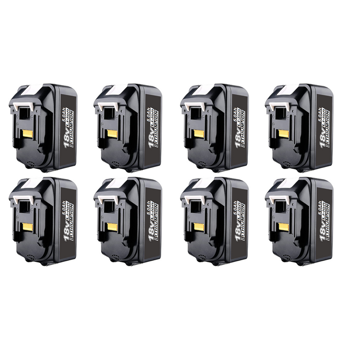 For Makita 18V Battery 5Ah Replacement | BL1850 Li-ion Batteries 8 Pack