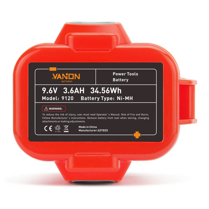 2x For Makita 9.6V 9120 Battery Replacement 4.8Ah