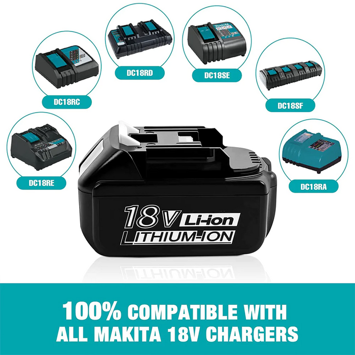 For Makita 18V Battery 5Ah Replacement | BL1850 Li-ion Batteries 8 Pack