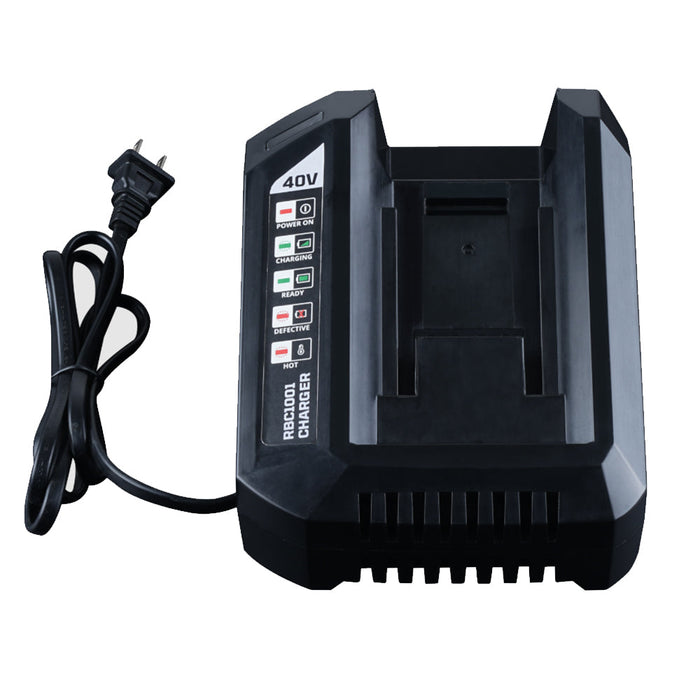 For Ryobi 40V Battery Charger OP401 | Compatible with Ryobi 40V Lithium Battery OP4040 OP4050 OP4050A OP40601 OP4026 OP4015 OP4030 Fast Charger