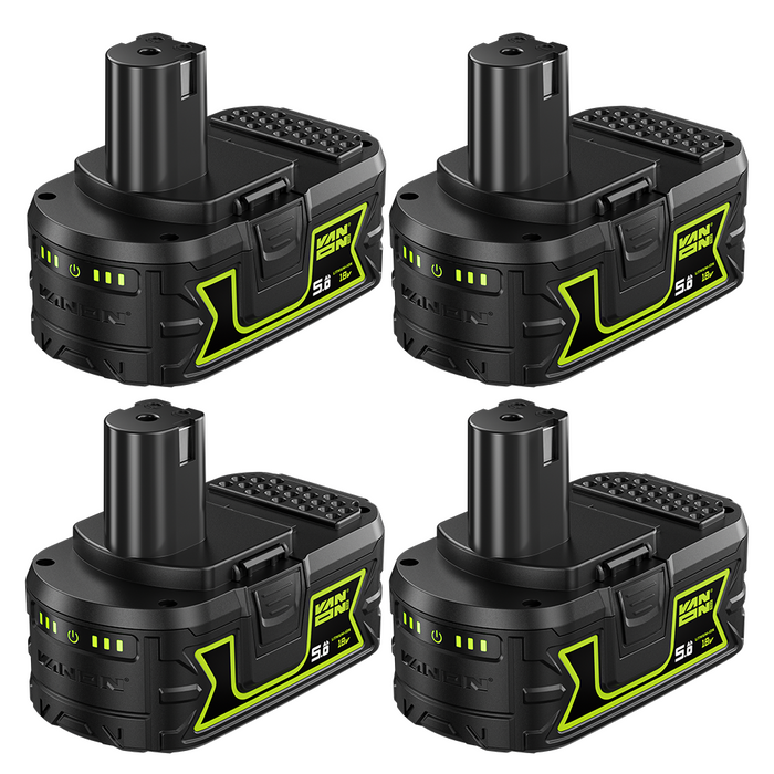 VANON PRO For For Ryobi 18V P108 Battery 5Ah Replacement