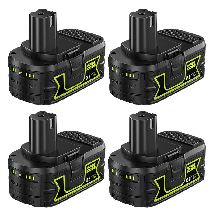 VANON PRO For For Ryobi 18V P108 Battery 6Ah Replacement