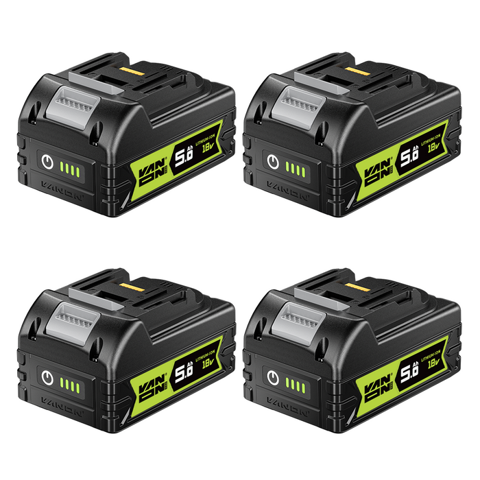 VANON PRO For Makita 18V BL1860B Battery 5Ah Replacement