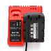 Milwaukee 18V XC Lithium Battery 12.0Ah 2 Packs With Rapid Charger For Milwaukee M18 & M12 Battery