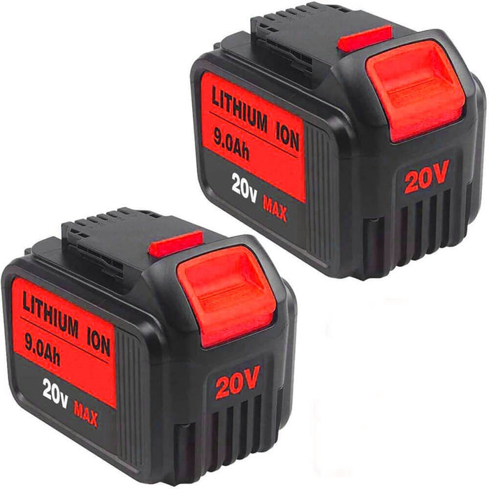 For DeWalt XR Battery 18V/20V 9Ah | DCB200 Replacement Battery 2 pack