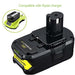 FOR RYOBI 18V BATTERY 5.0AH REPLACEMENT | P108 BATTERIES 2 PACK