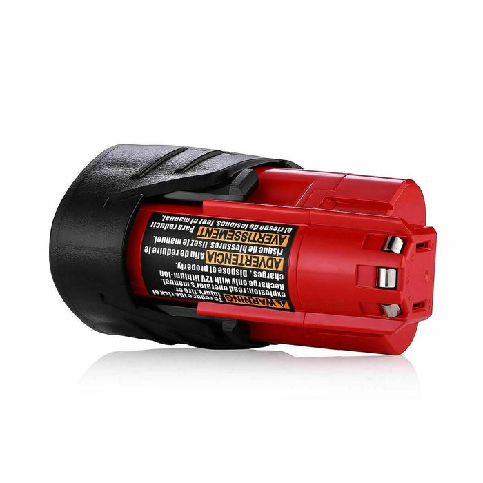 For Milwaukee M 12 Battery 3.5Ah Replacement | M 12B Battery 2 Pack