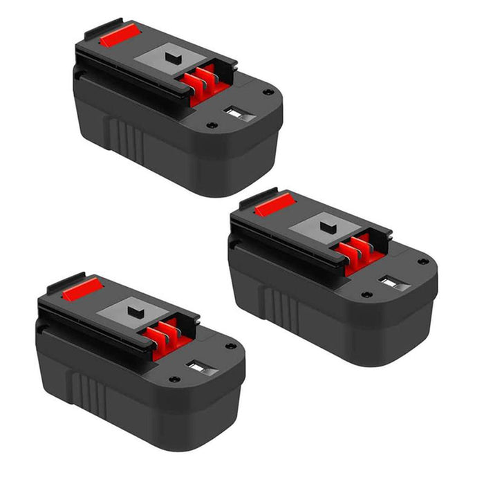 For Black and Decker HPB18 18V 4.8Ah Ni-Mh Battery Replacement 3 pack
