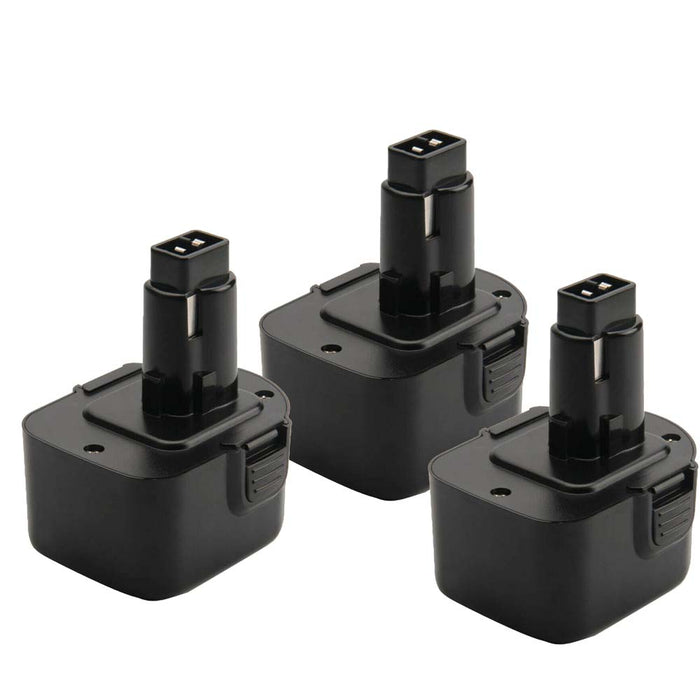 For Dewalt 12V Battery 4.8Ah Replacement | DC9071 Ni-MH Battery 3 Pack