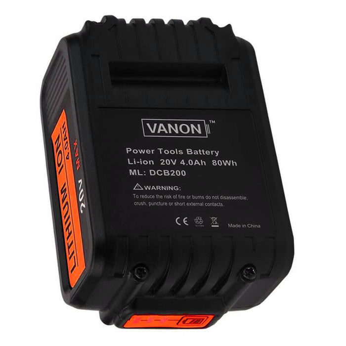 DCB115 Charger for Dewalt 18V & 12V Li-Ion Replacement Battery  &Dewalt 18V XR Battery 4Ah Replacement | DCB184 Lithium Ion Battery