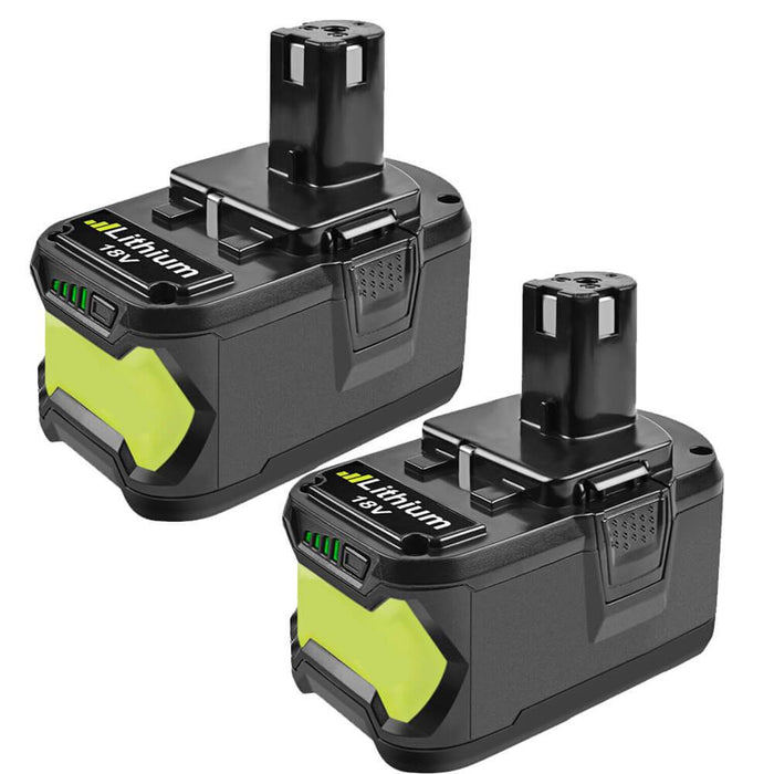 For Ryobi 18V 9.0Ah Battery Replacement | P108 batteries  2 Pack