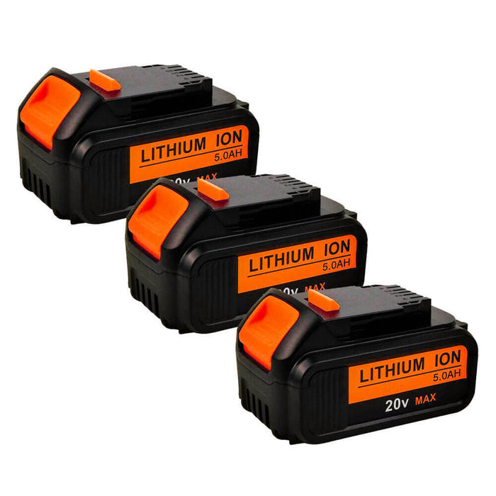 For Dewalt 18V Battery 5Ah Replacement | DCB184 Batteries 3 Pack
