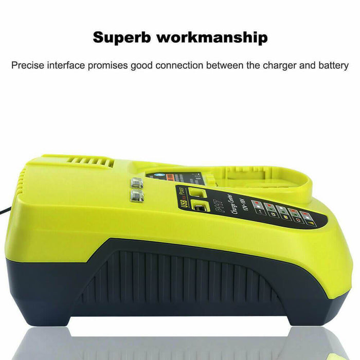 For Ryobi One Plus Replacement Battery Charger P117 | 18V-12V