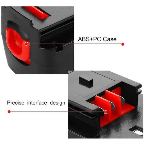 For Black and Decker HPB18 18V 4.8Ah Ni-Mh Battery Replacement 2 pack