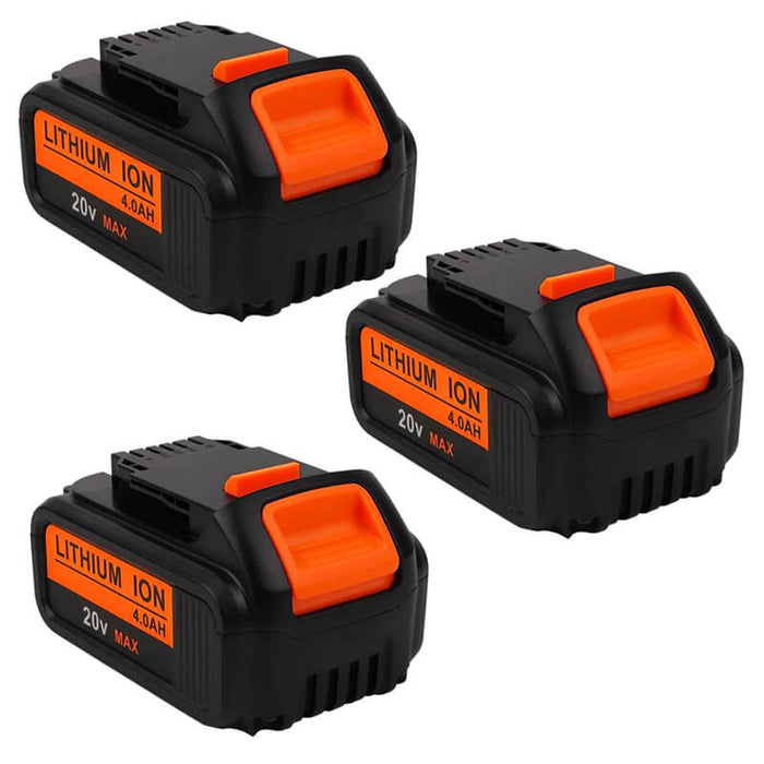 For Dewalt 18V XR Battery 4Ah Replacement | DCB184 Batteries 3 Pack