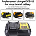 DCB115 Charger for Dewalt 18V & 12V Li-Ion Replacement Battery  &Dewalt 18V XR Battery 4Ah Replacement | DCB184 Lithium Ion Battery