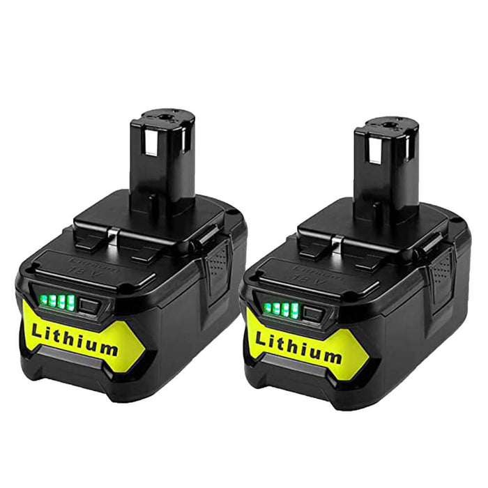 For Ryobi 18V Battery 6.0Ah Replacement | P108 Batteries 2 Pack