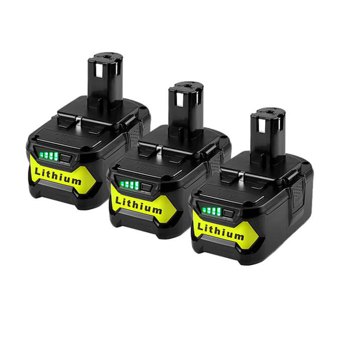 For Ryobi 18V Battery 6.0Ah Replacement | P108 Batteries 3 Pack